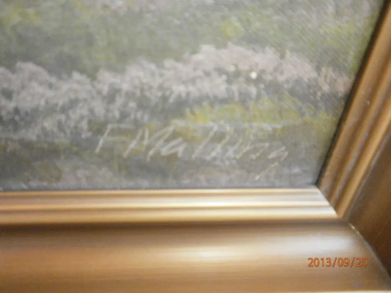 Billede 2 - Maleri med lyngbakker