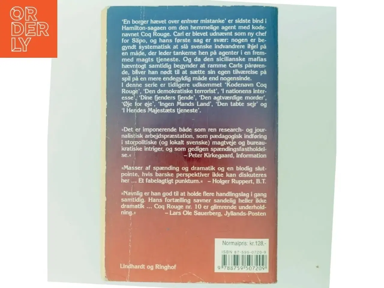 Billede 3 - En borger hævet over enhver mistanke af Jan Guillou (Bog)