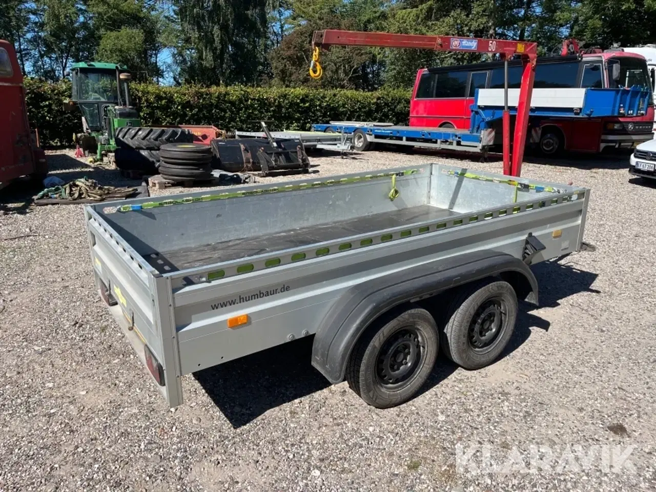 Billede 3 - Boogietrailer Humbaur 2000kg - med kran