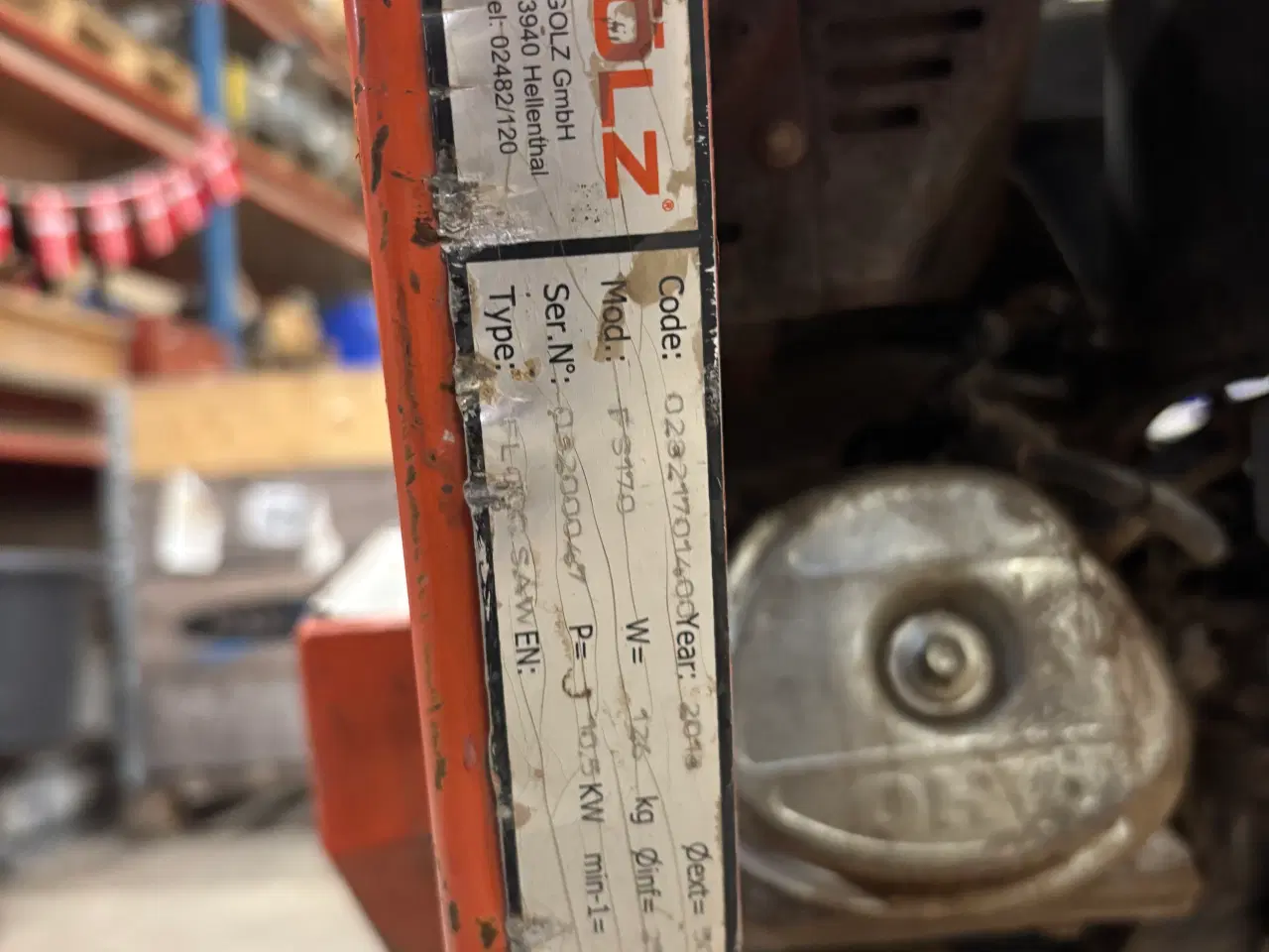 Billede 3 - Asfaltskærer med benzinmotor 