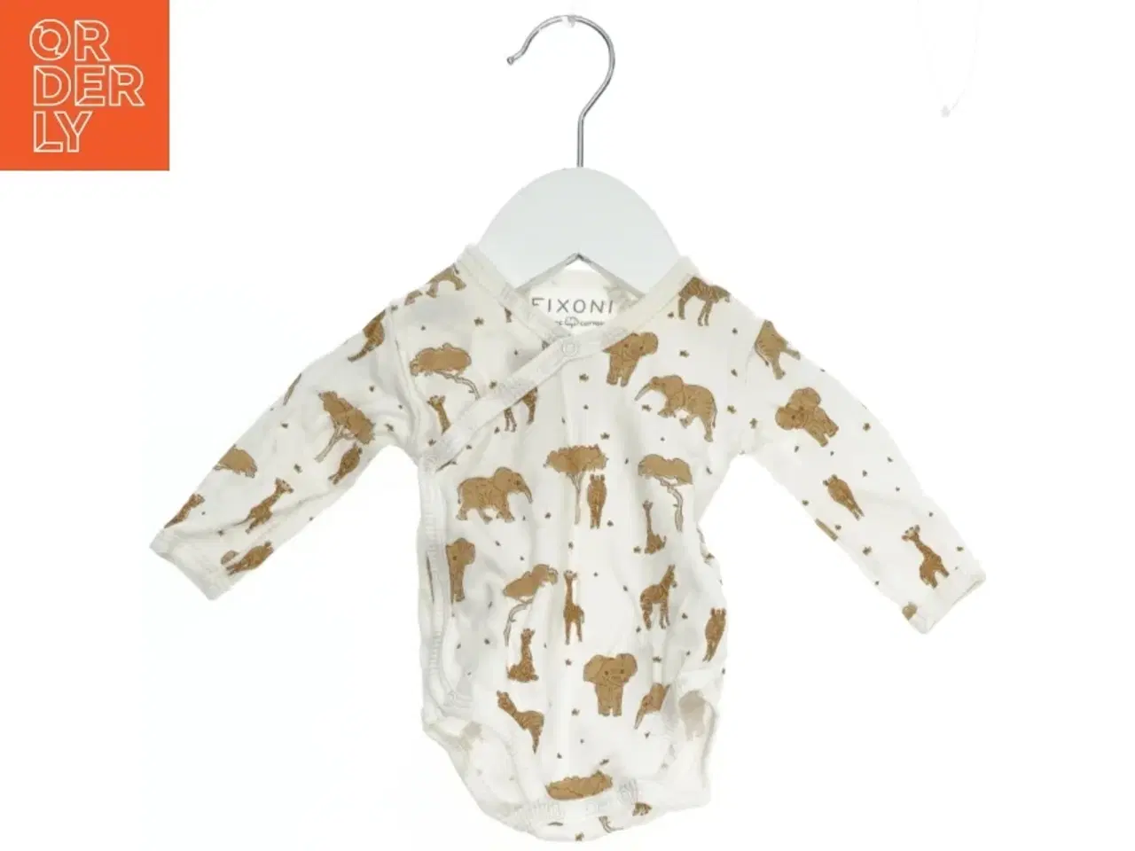 Billede 1 - Langærmet bodystocking med dyreprint fra Fixoni (str. 50)