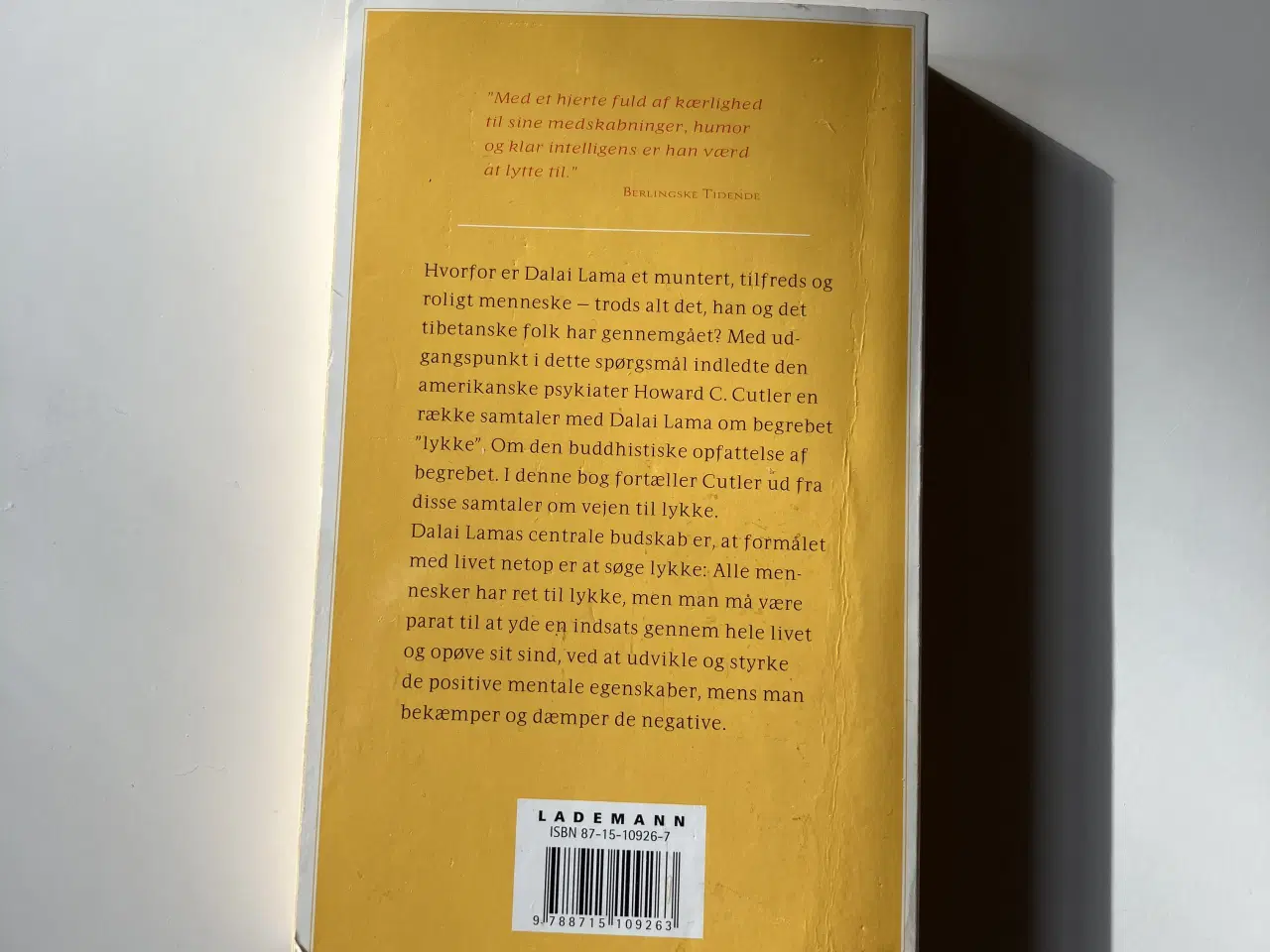 Billede 3 - Kunsten at leve lykkeligt. Af Dalai Lama XIV Bstan