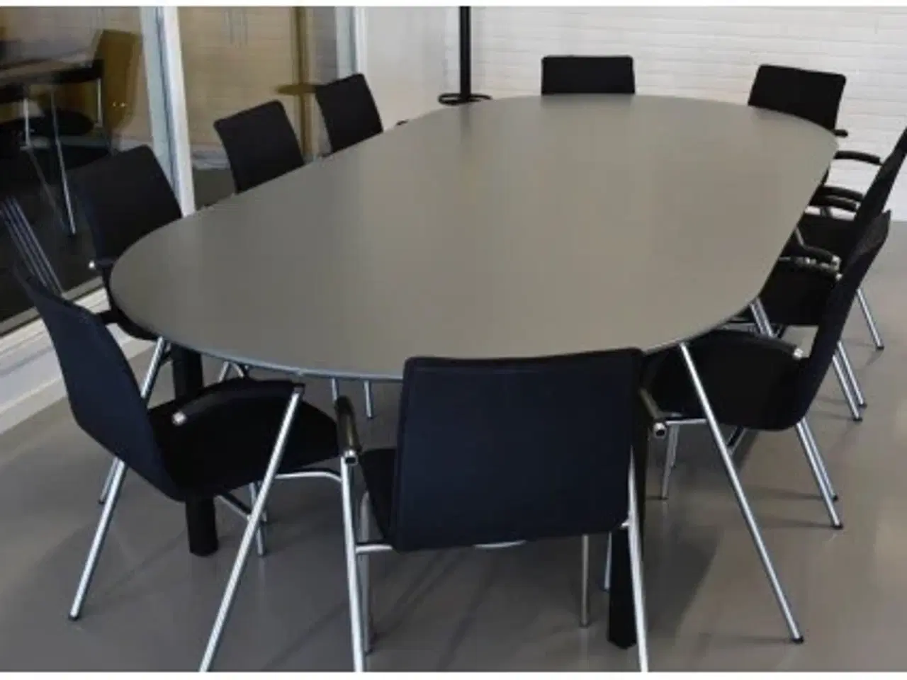 Billede 5 - Four design g2 konferencestole i sort/blå med blank krom stel