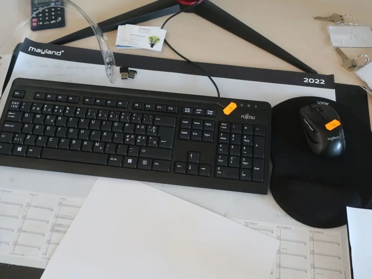 Billede 4 - Monitor AOC 34G2X, mus, tastatur, headset