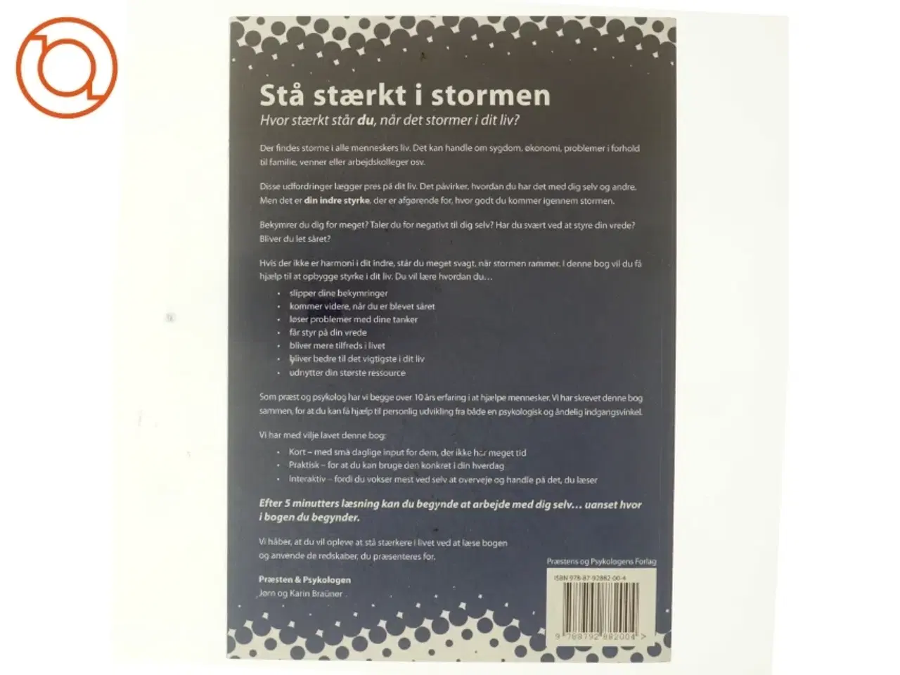 Billede 3 - Stå stærkt i stormen af Jørn Braüner (Bog)