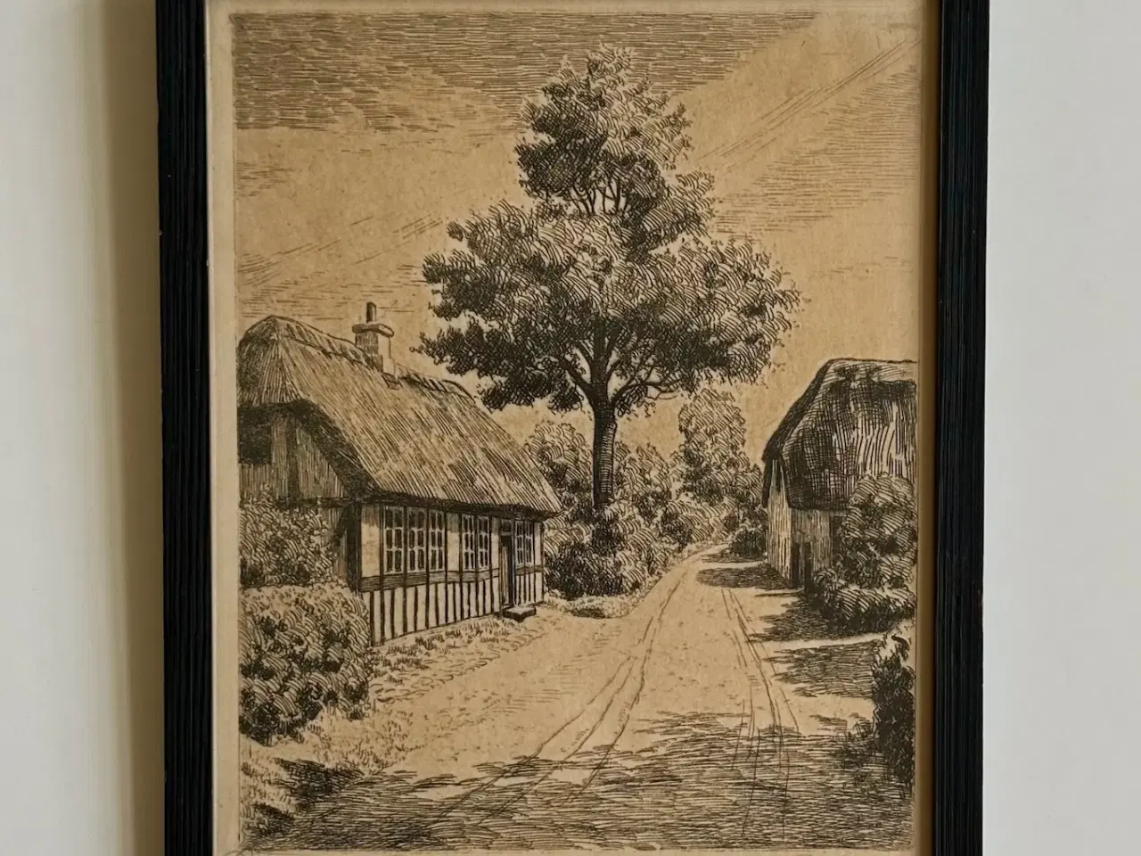 Billede 2 - Original radering, signeret