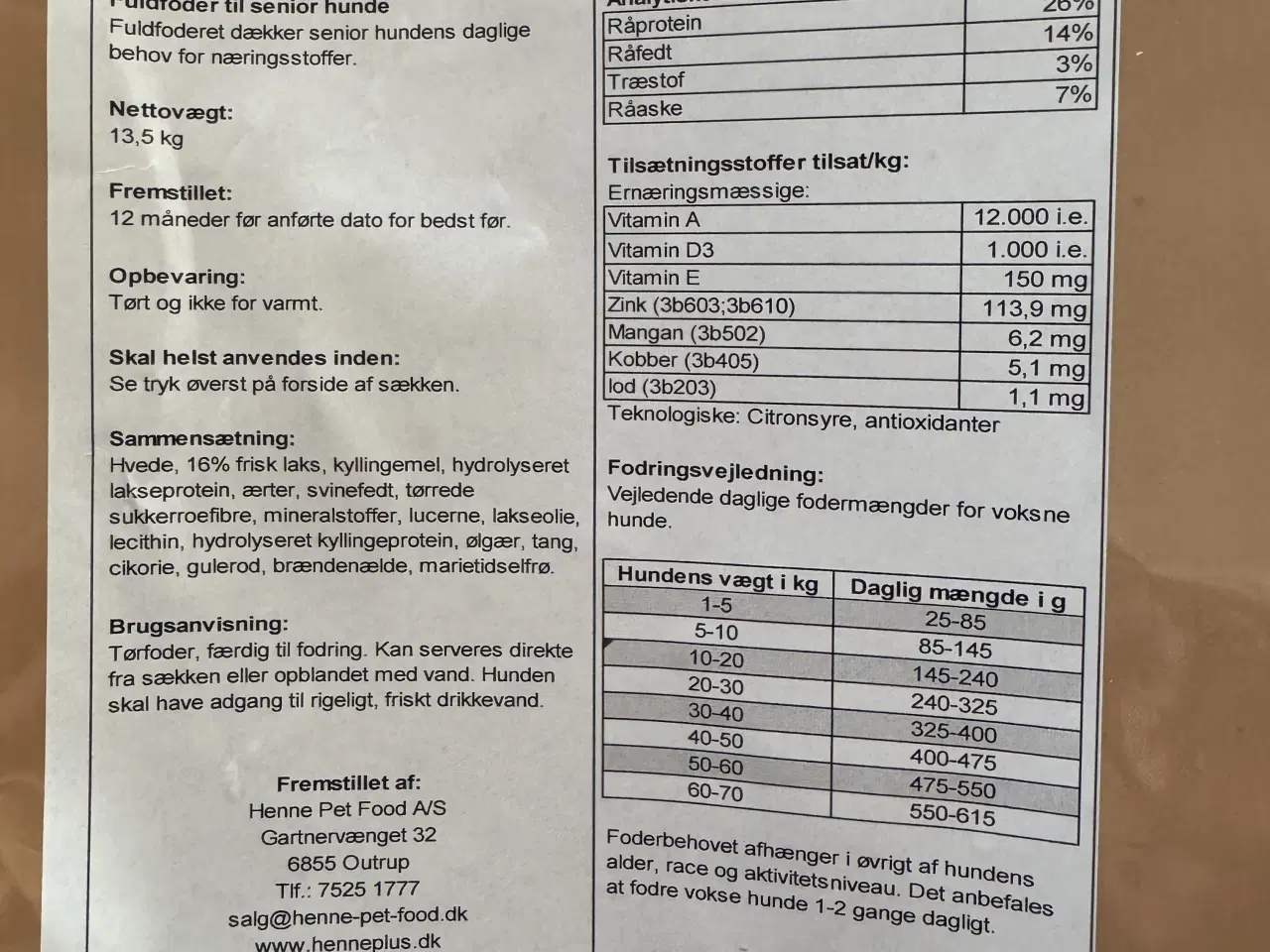 Billede 3 - hundefoder, Hills Biome, Smart Pets og Henne Plus