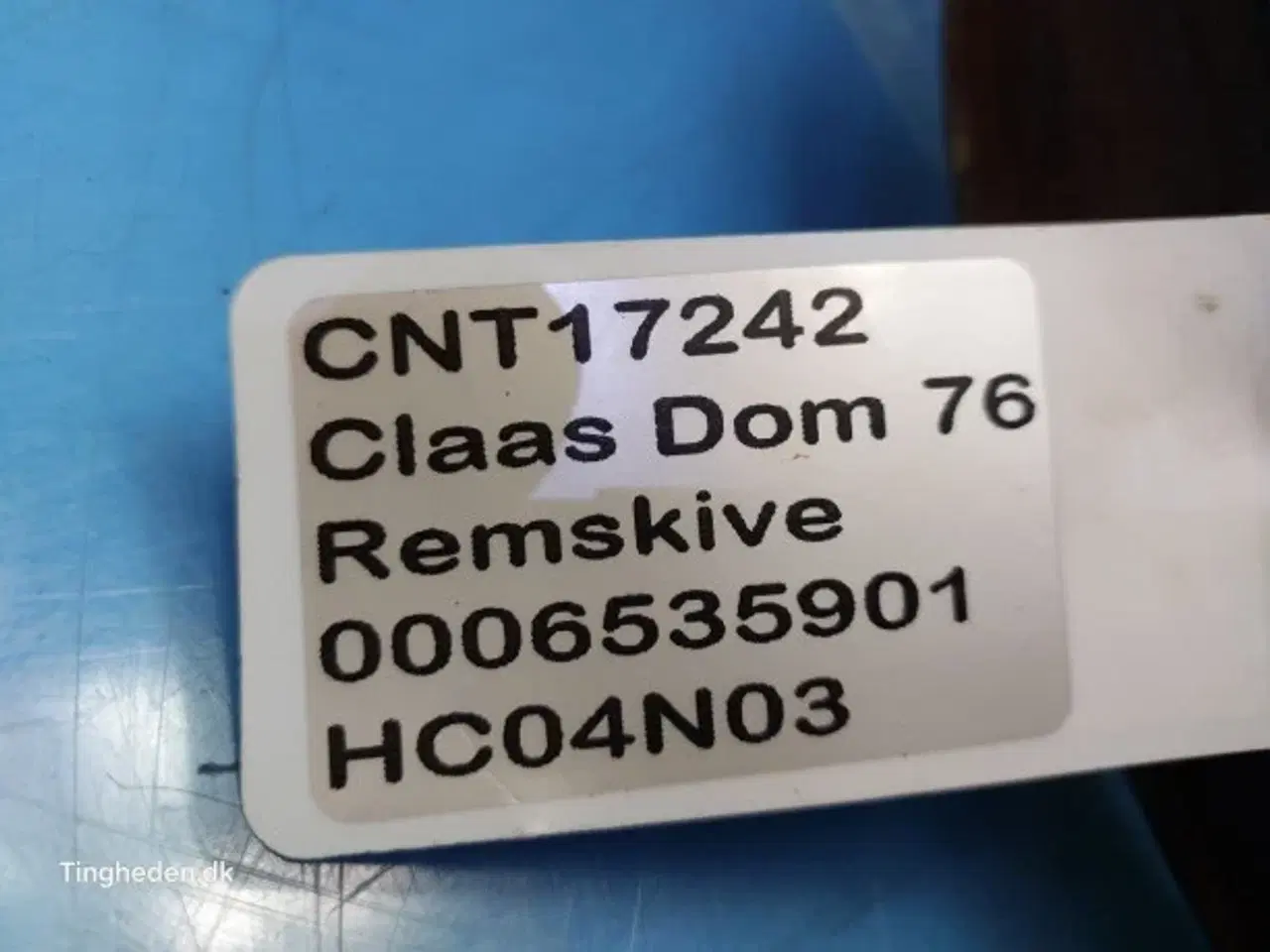 Billede 15 - Claas Dominator 76 Remskive 0006535901