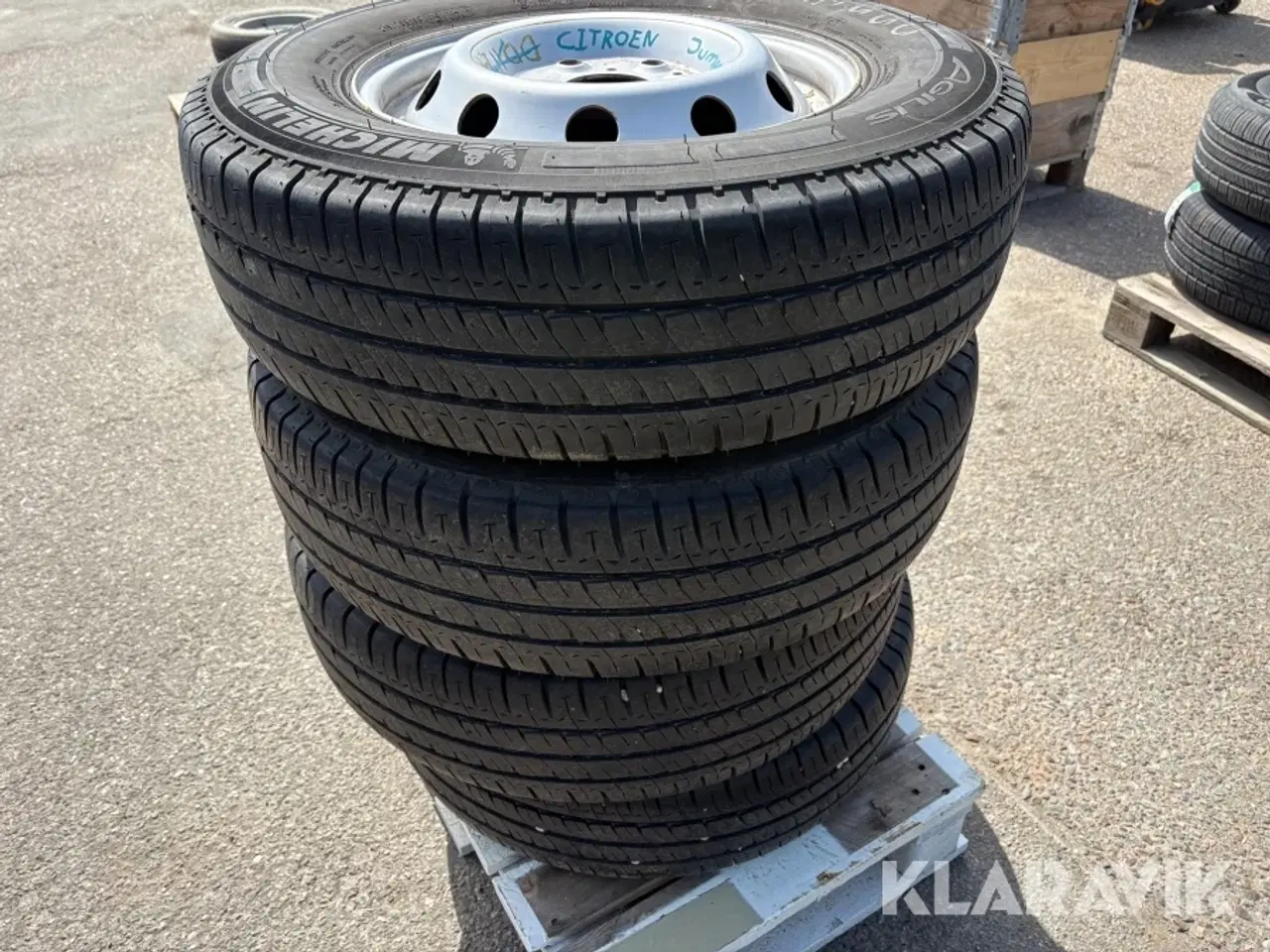 Billede 4 - Dæk med fælg Michelin Agilis - 4 styks