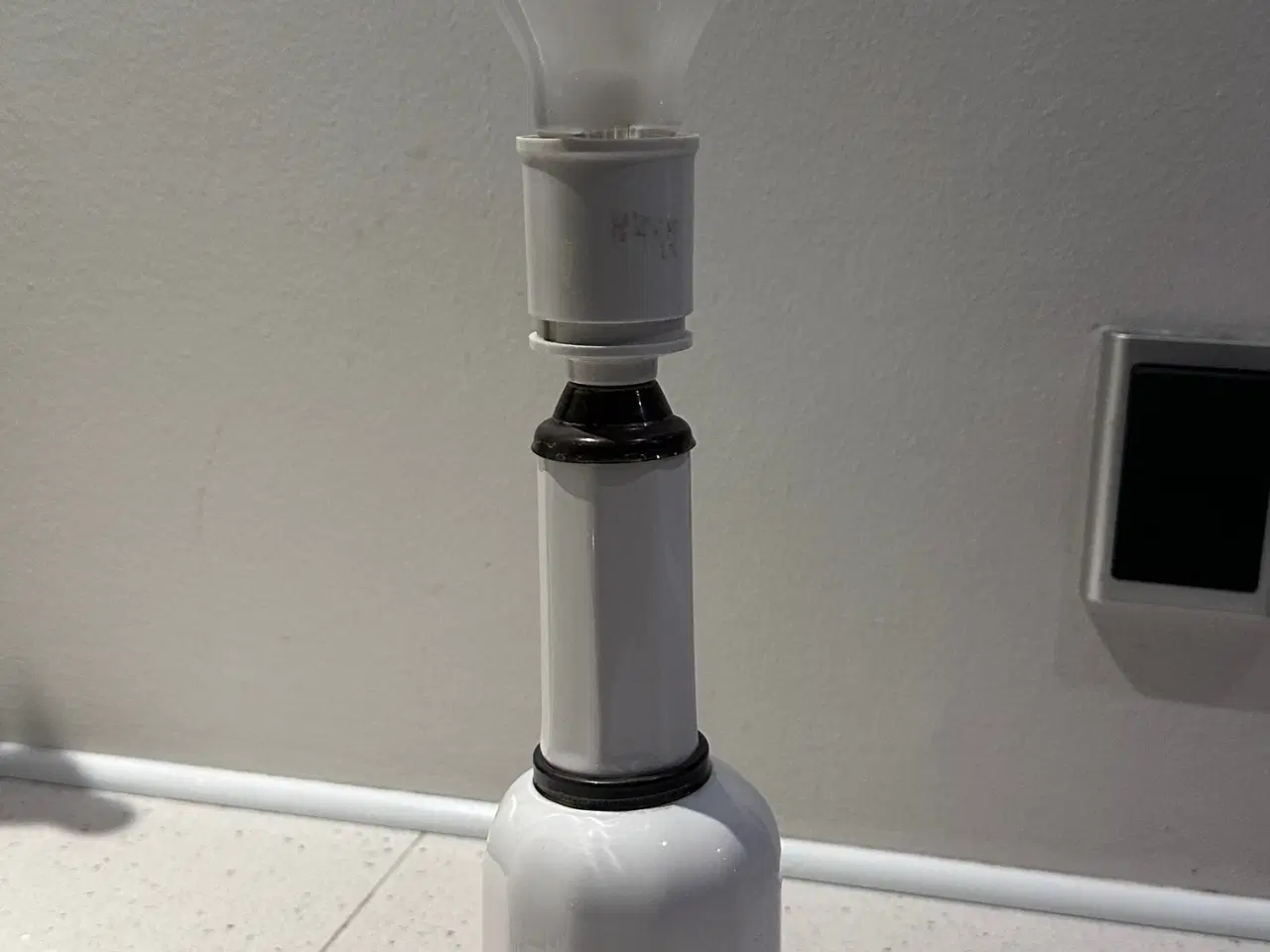 Billede 1 - Heiberg hvid bordlampe 