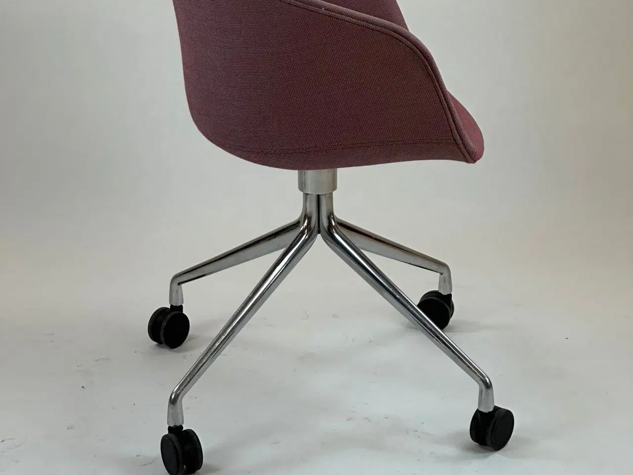 Billede 5 - HAY AAC25 stol med hjul – Bordeauxrød