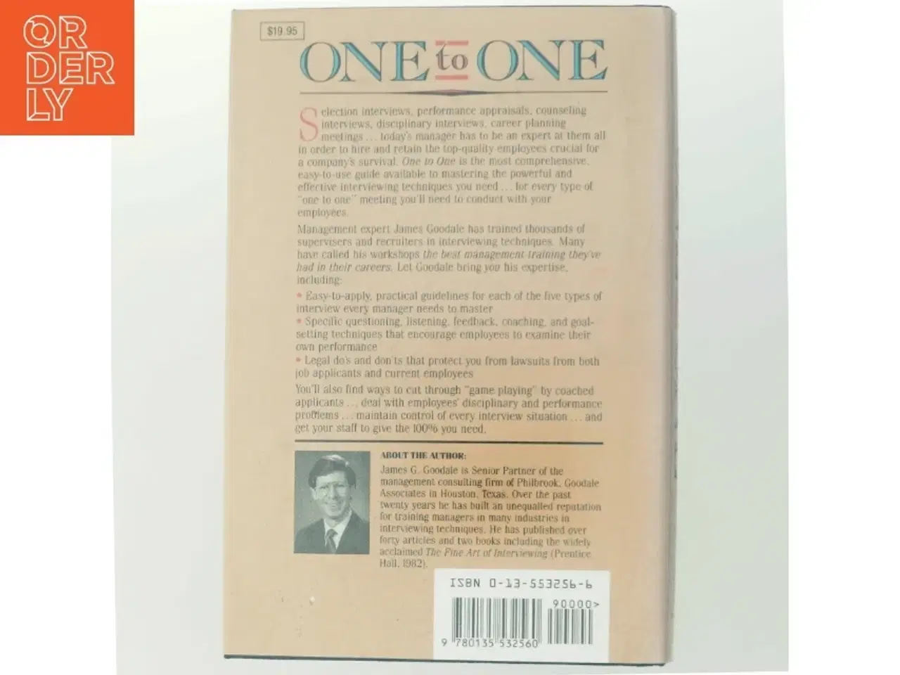 Billede 3 - One to one : interviewing, selecting, appraising and counseling employees af James G. Goodale (Bog)