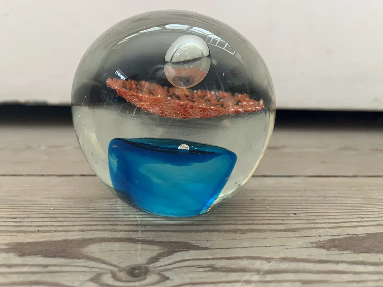 Billede 2 - Glas brevvægt / brevpresse 