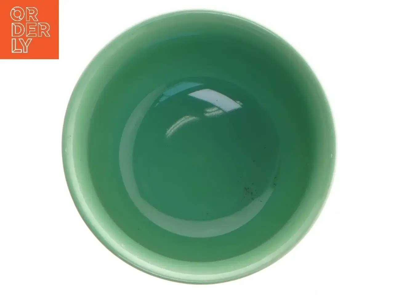 Billede 6 - Grøn keramik krukke med låg fra Cerind (str. 11 cm)