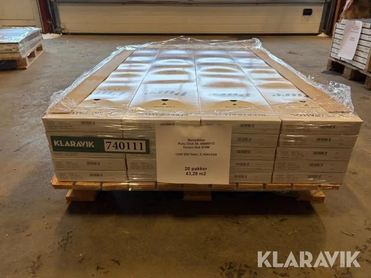 Billede 8 - Vinylgulv BerryAlloc Pure click Toulon Oak 20 styk