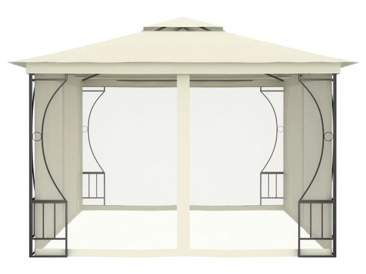 Billede 4 - Pavillon med net 300x400x265 cm cremefarvet