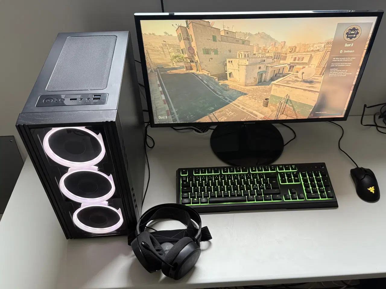 Billede 6 - Gamer PC med alt tilbehør, Geforce, 16GB, 27"