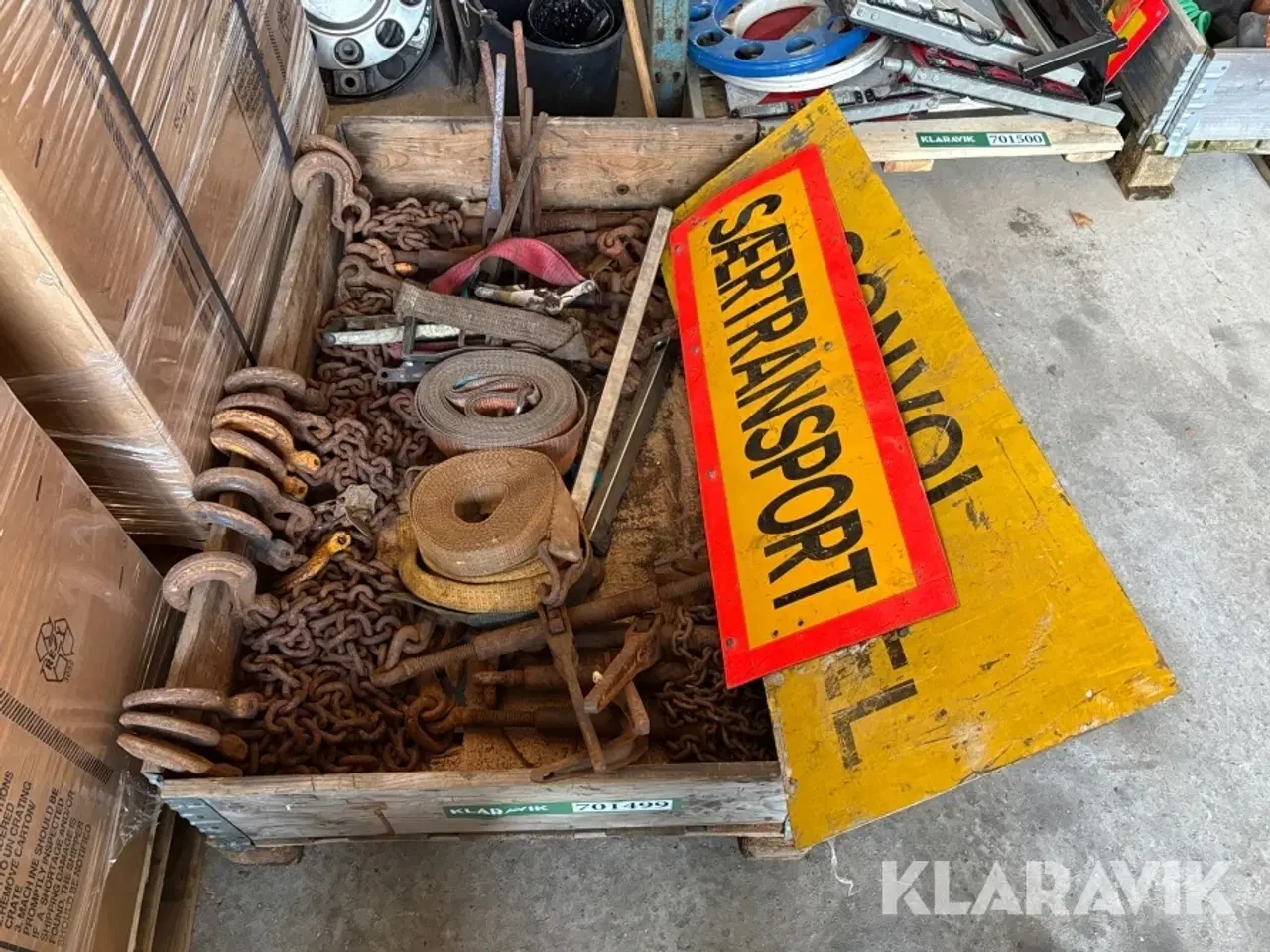 Billede 5 - Kæder, strammere, rotorblink & særtransportskilte