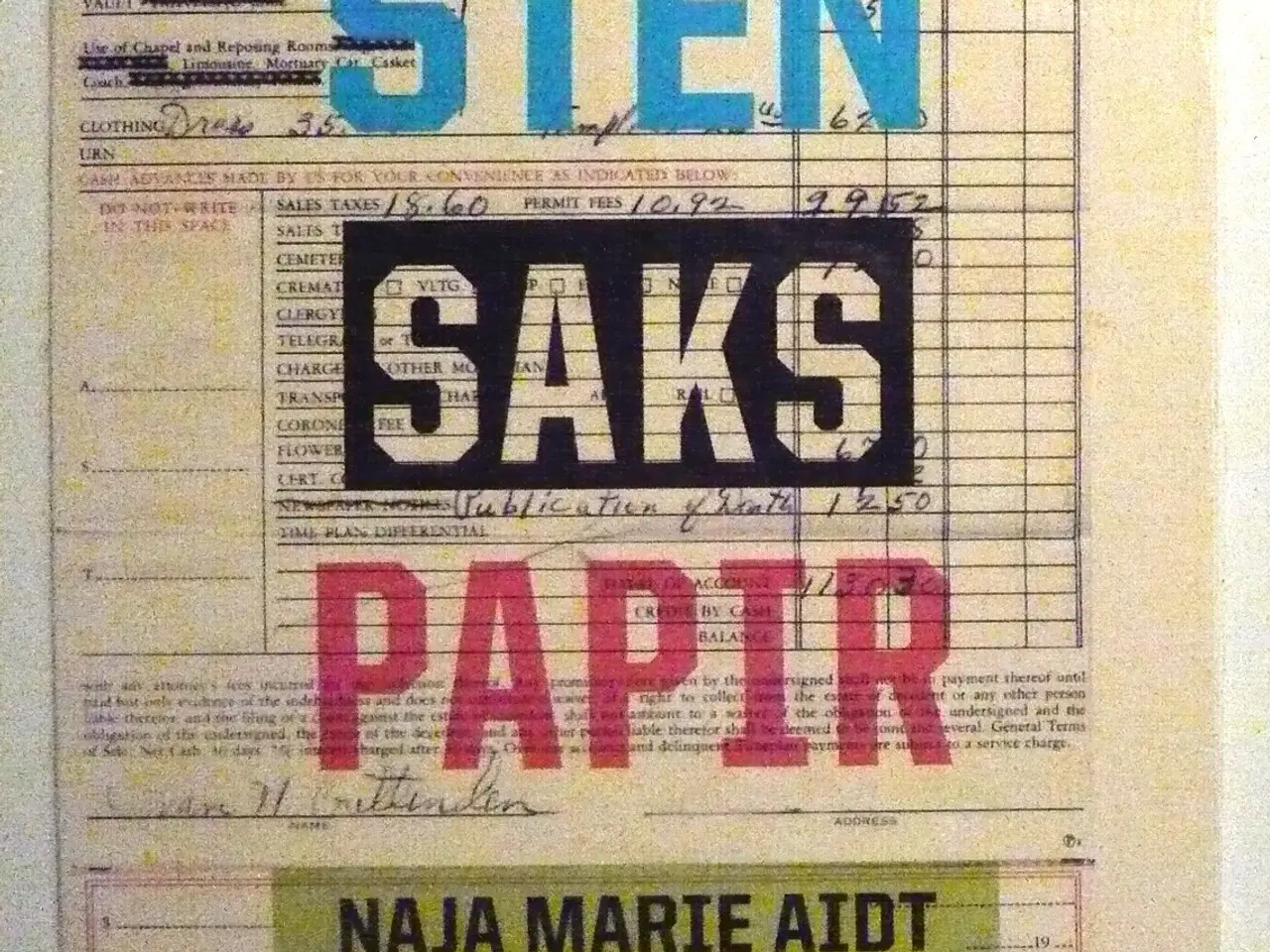 Billede 1 - MP3 lydbog: Sten, saks, papir af Naja Marie Aidt