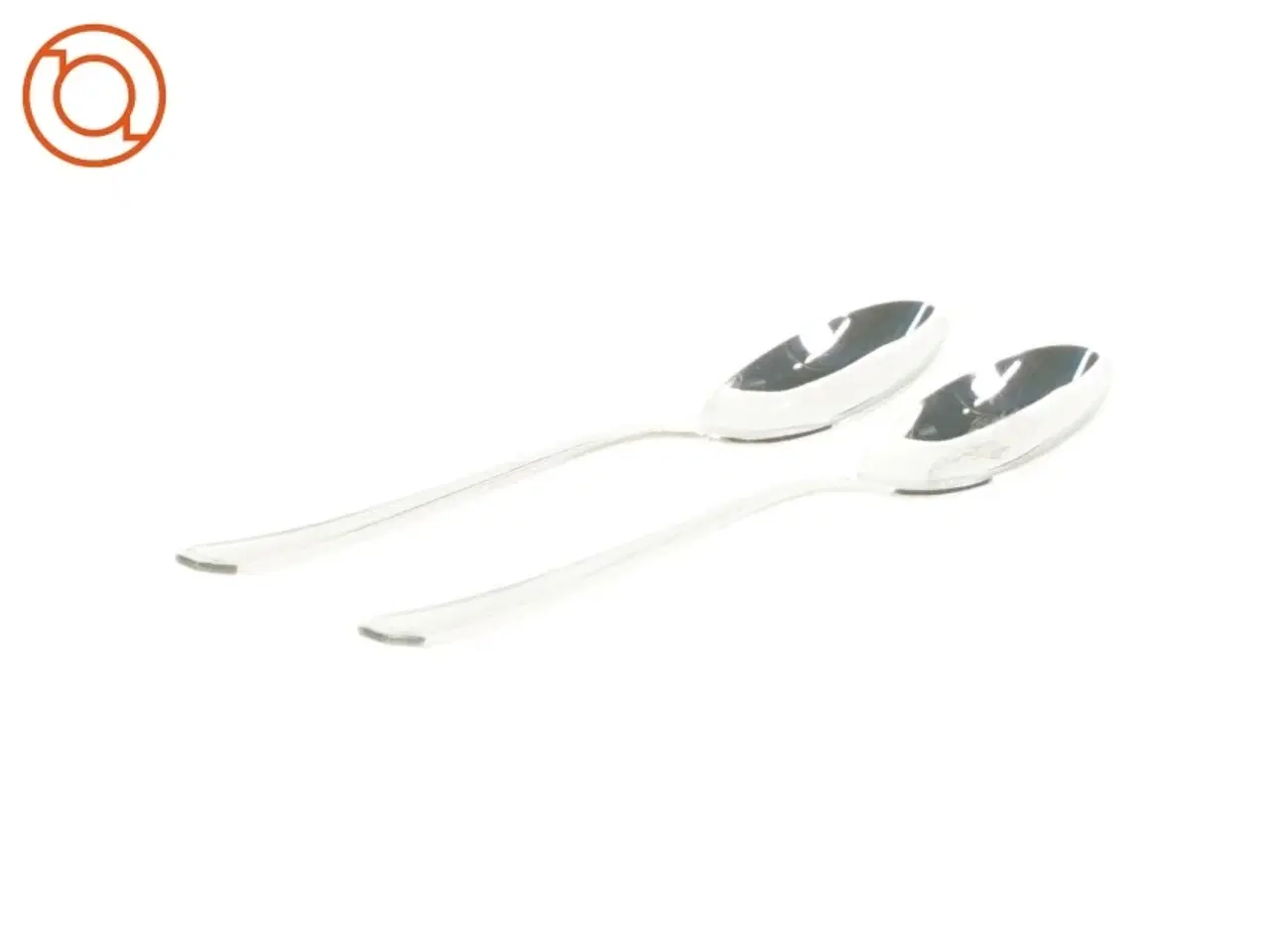 Billede 2 - Sølvfarvede skeer (str. 12 cm)