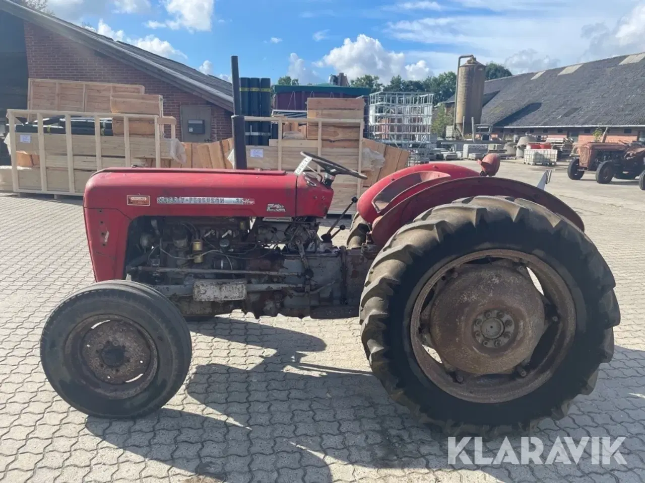 Billede 2 - Veterantraktor Massey-Ferguson 35K