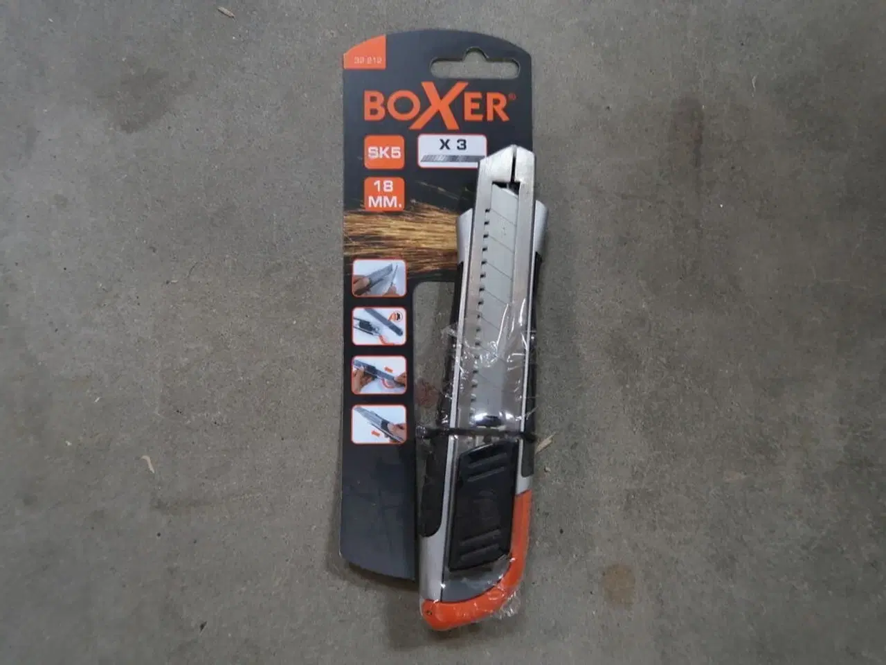 Billede 1 - 10 stk. Boxer Hobbykniv 18 mm. - SK5 stål