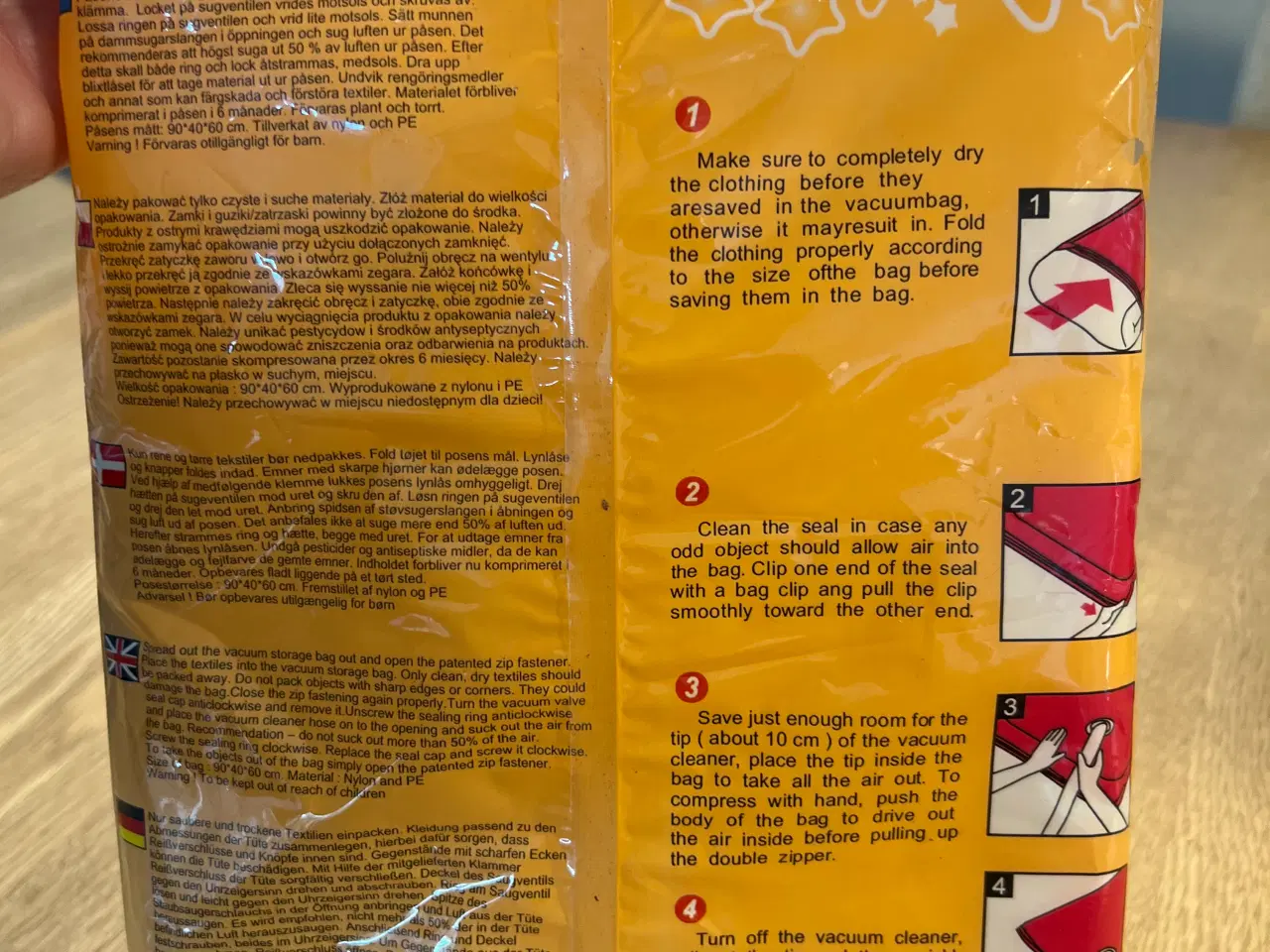 Billede 2 - 1 Stk. Ny Vakuumpose. Mål: 90 x 40 x 60 Cm. 