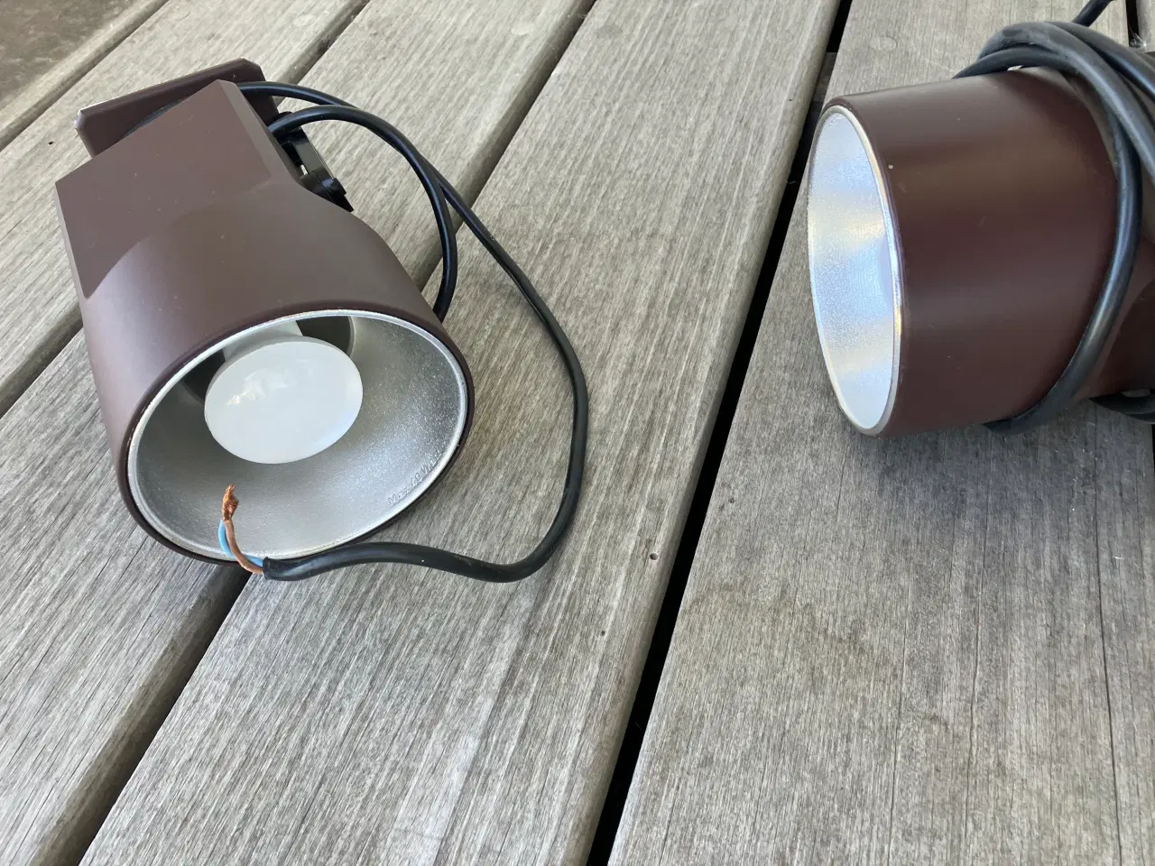 Billede 3 - To brune lillebror lampe louis poulsen