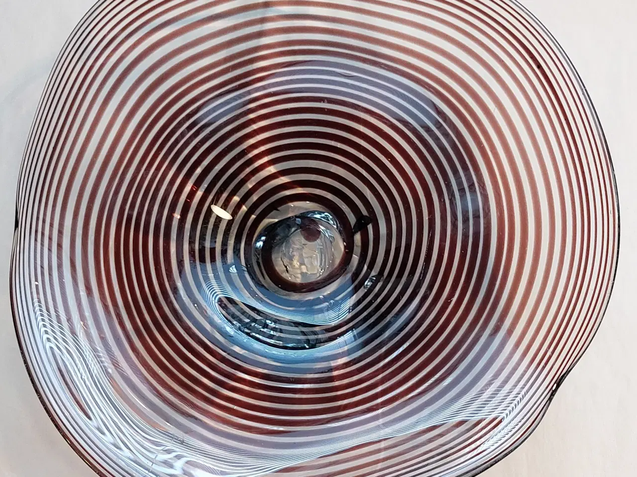 Billede 2 - DESIGN GLAS FAD - fra 1960erne 