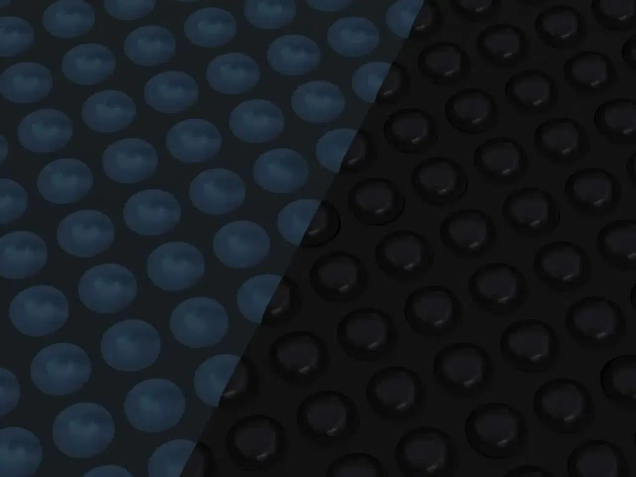 Billede 2 - Flydende solopvarmet poolovertræk 600x300 cm PE sort og blå