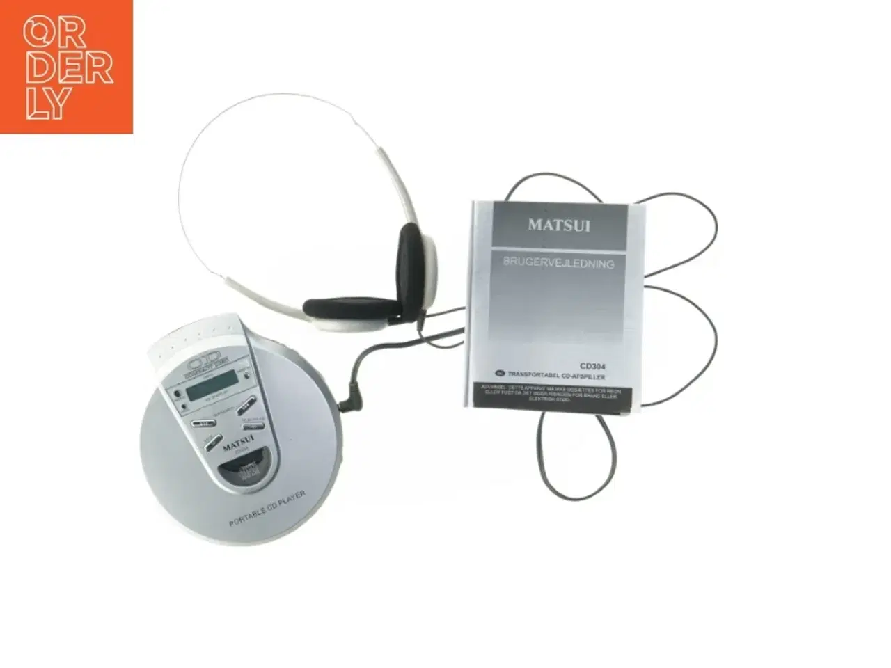 Billede 1 - Matsui transportabel CD-afspiller fra Matsui (str. Ø 13 cm)