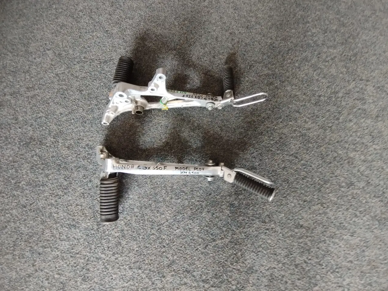 Billede 3 - Fodhviler med holder V/H. Honda GXS 550F (se %)