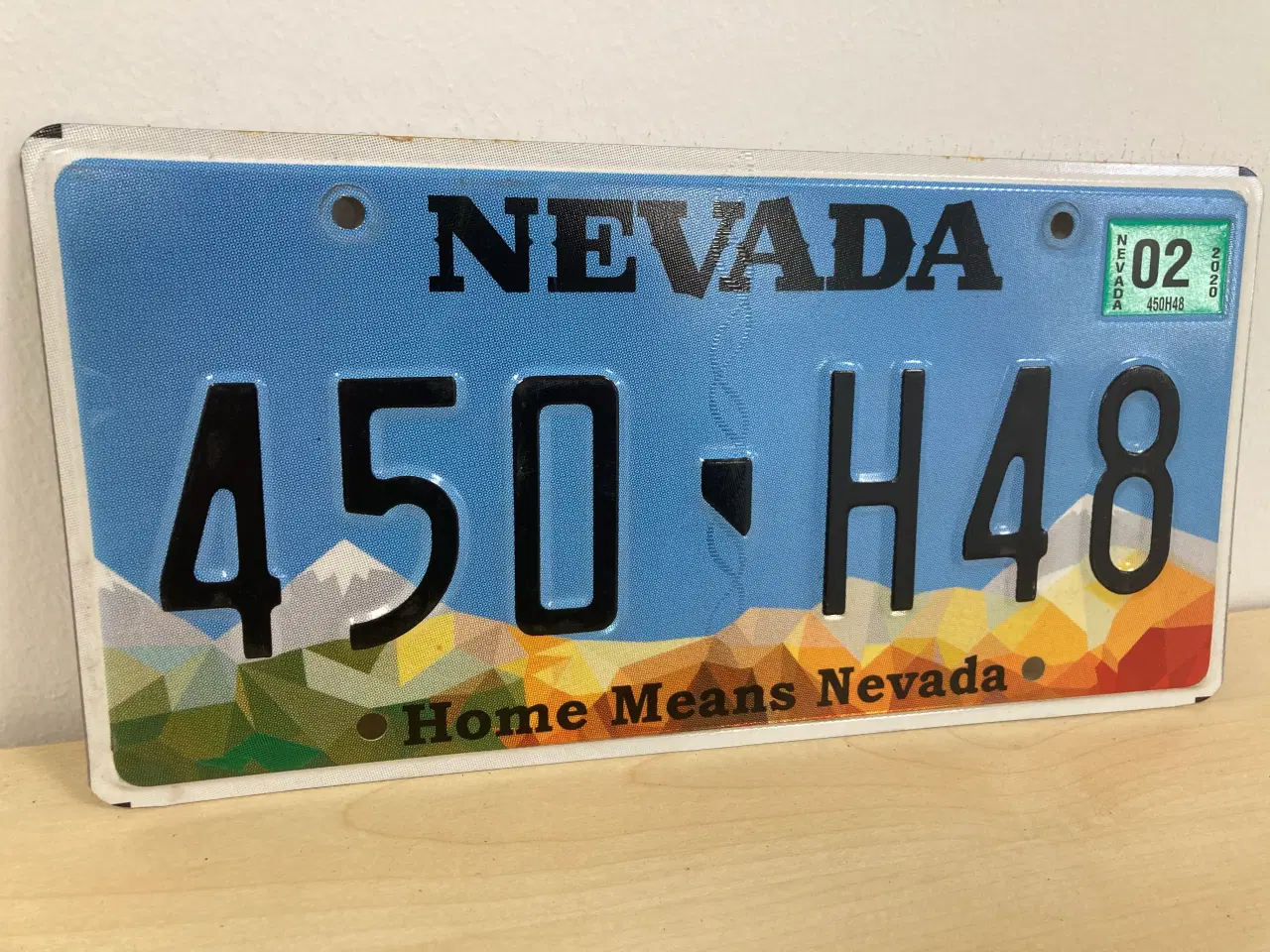 Billede 1 - Nevada US nummerplade 