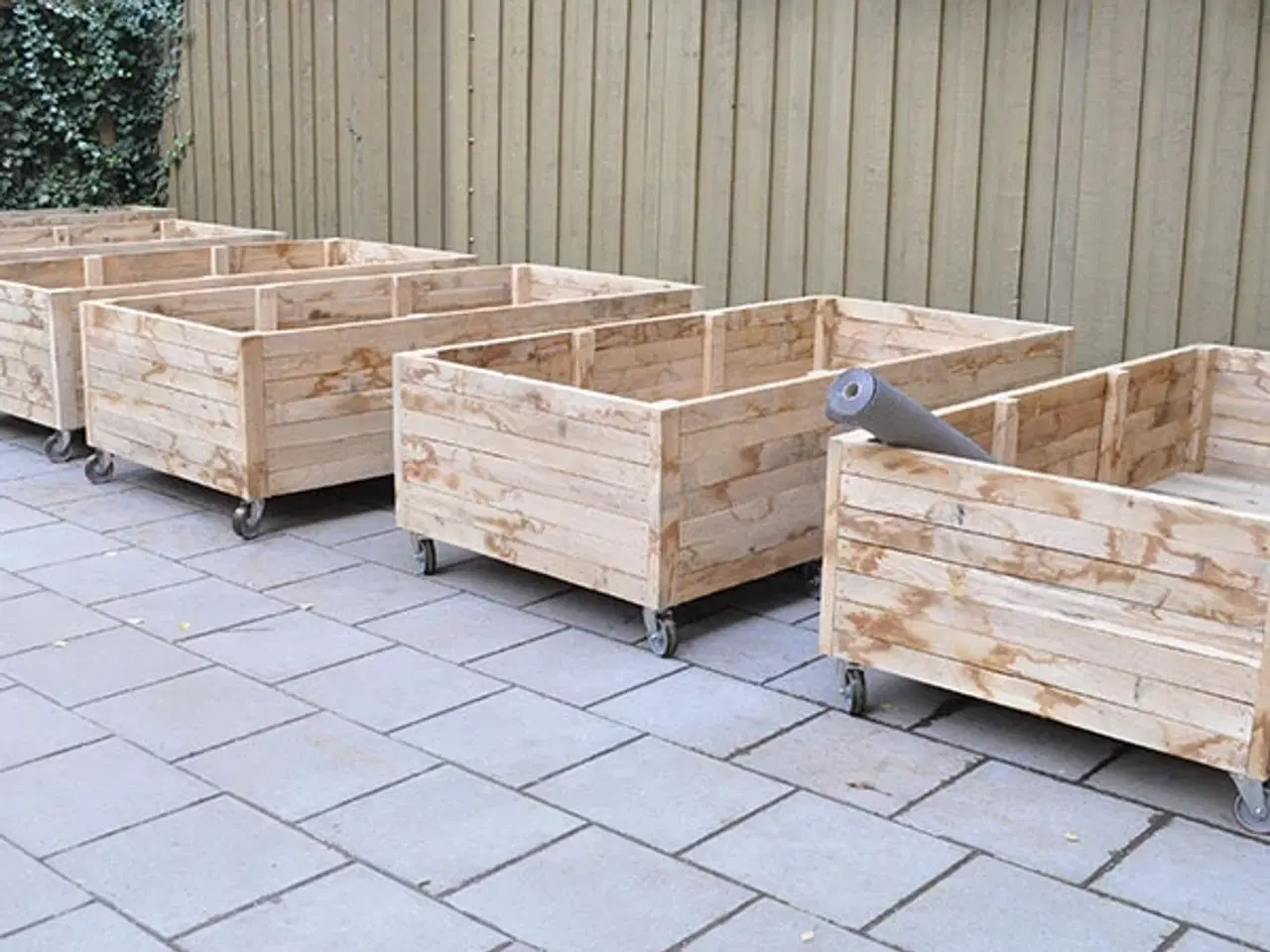 Billede 9 - Blomsterkasse, egetræ - byggesæt