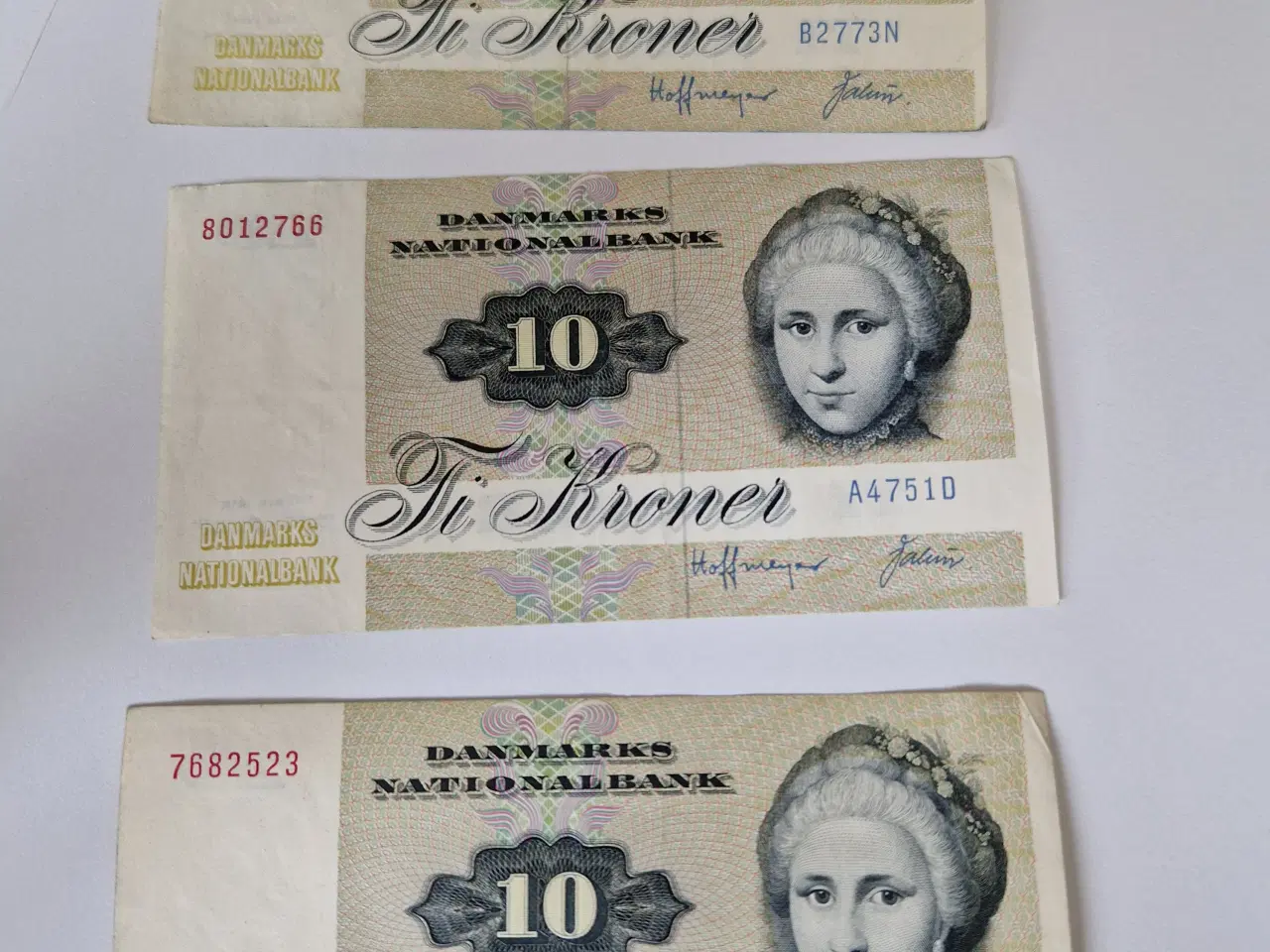 Billede 6 - Danske 10kr sedler 