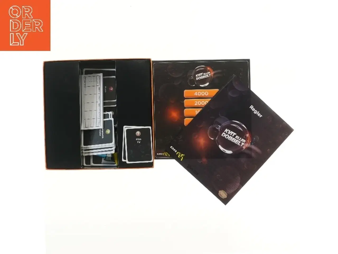 Billede 2 - Kvit eller Dobbelt brætspil fra DR (str. 27x27 cm)