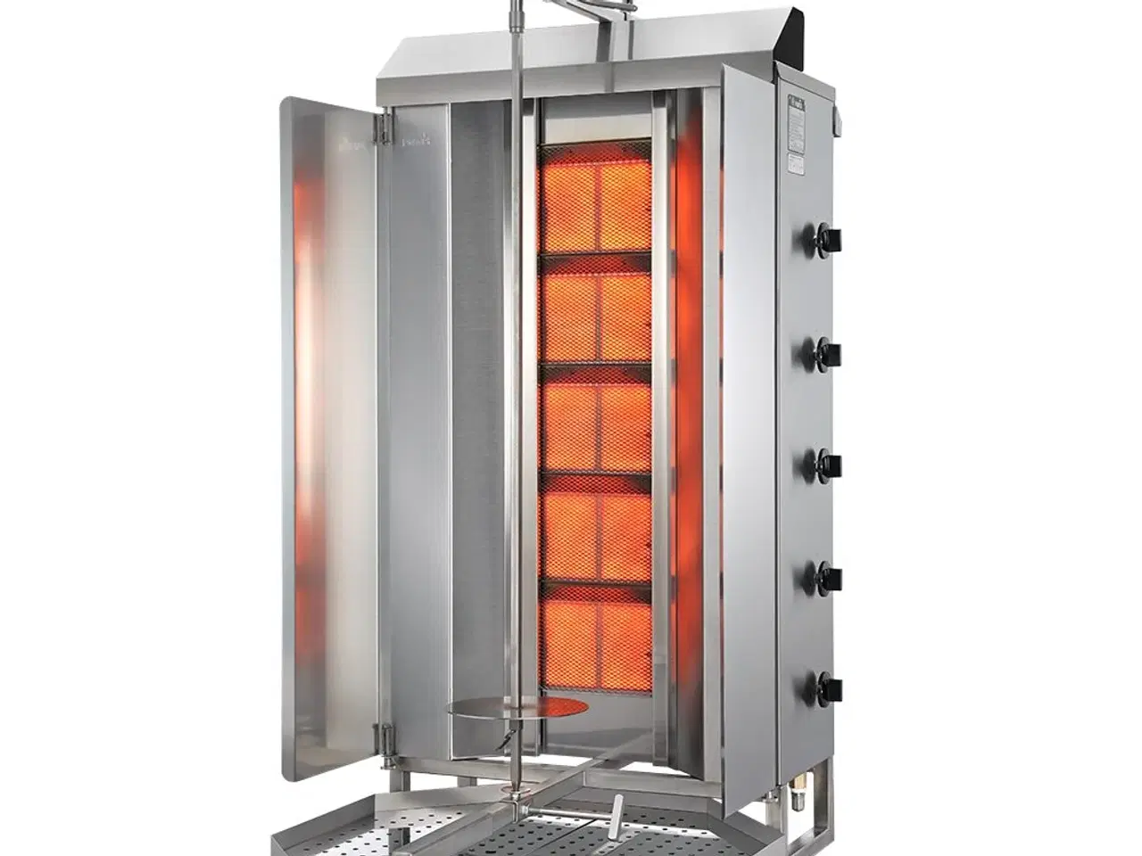 Billede 1 - Kebab & Shawarma grill til gas – 120 kg kød