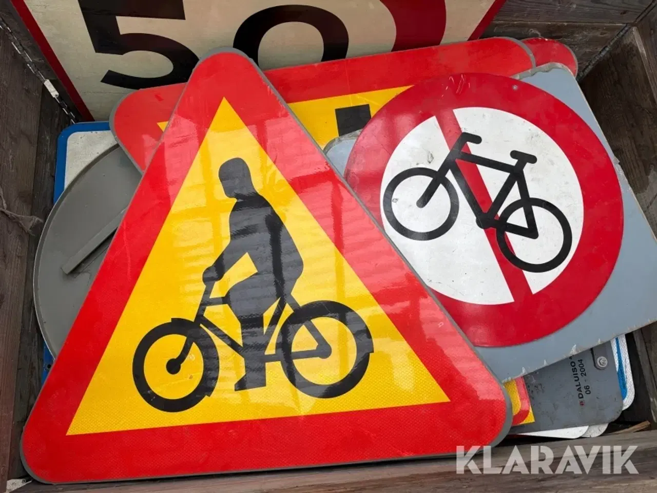 Billede 4 - Assorterede vejskilte - 1 palle