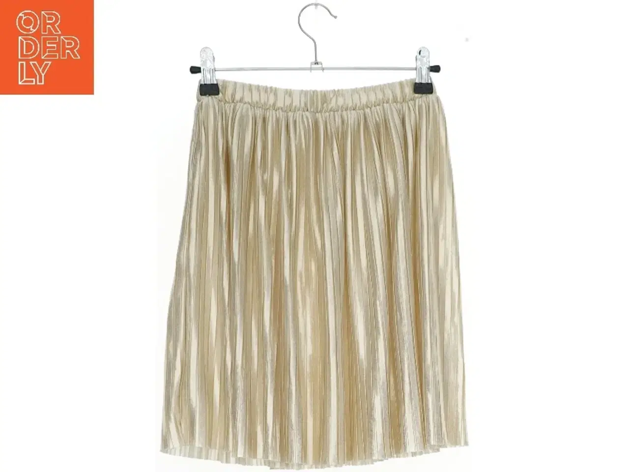 Billede 2 - Plisseret nederdel i beige fra H&M (str. 116)