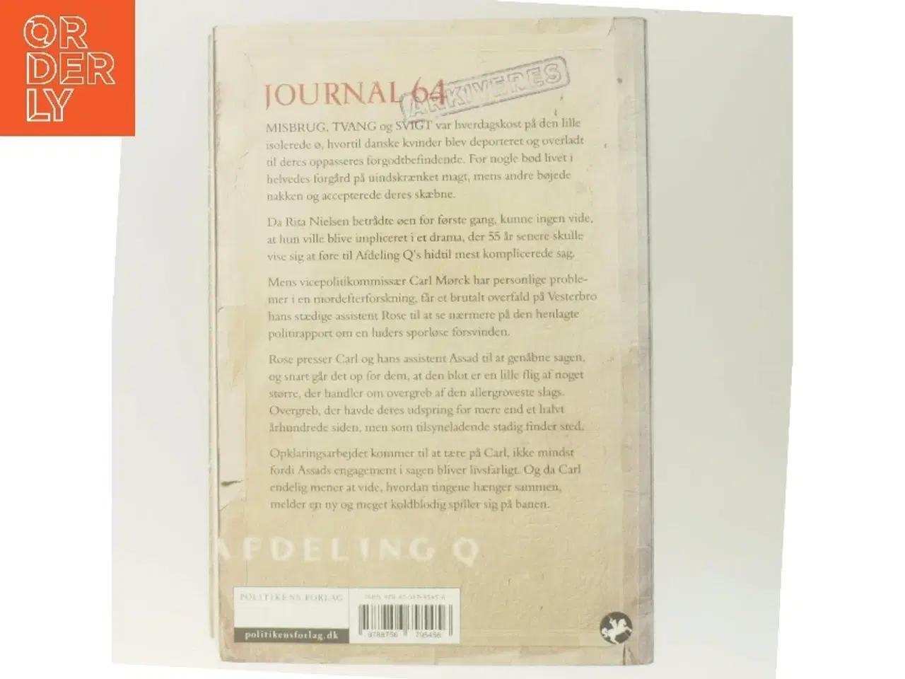 Billede 3 - Journal 64 : krimithriller af Jussi Adler-Olsen (Bog)