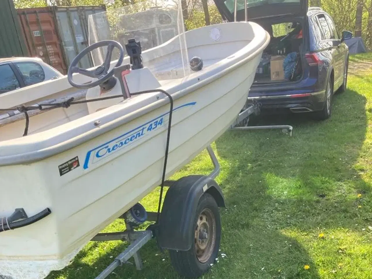 Billede 3 - Cresent 434 Styrpult jolle med 20HK Mercury 4 takt