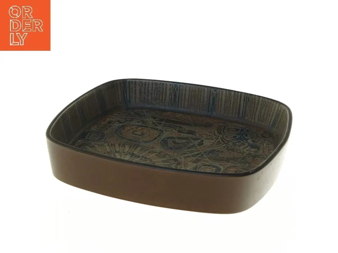 Billede 3 - Dekorativ keramikfad fra Royal Copenhagen (str. Ø 22,5 cm)