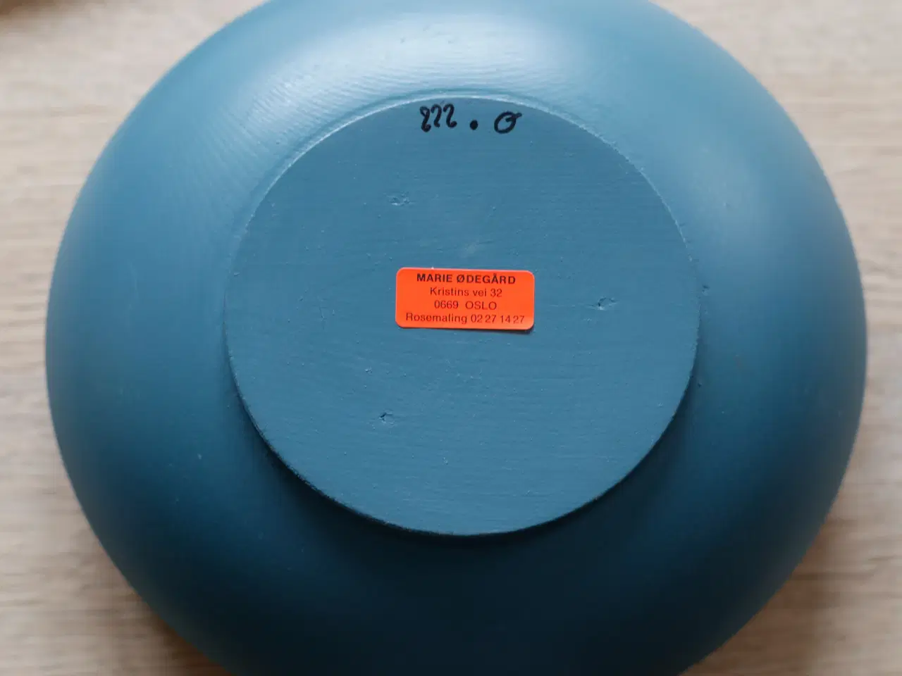 Billede 3 - Norsk rosemaling på træskåle og -tallerkner