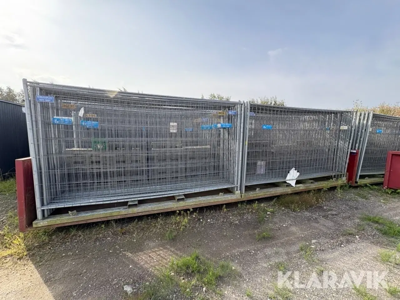 Billede 6 - Wirehejs lad med byggeplads hegn Sydfyns Jernvare Fabrik