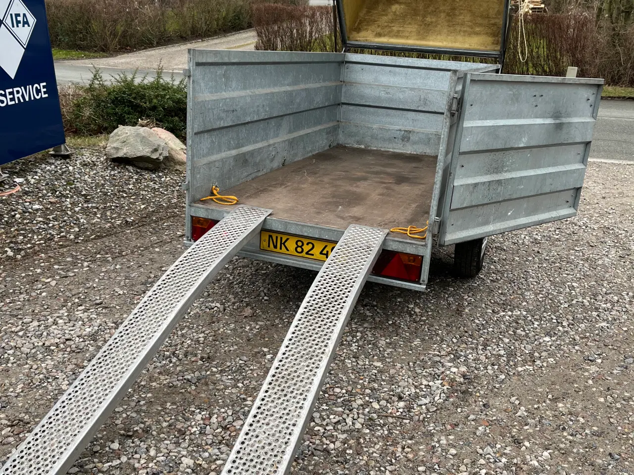 Billede 4 - Kraftig trailer med hardtop