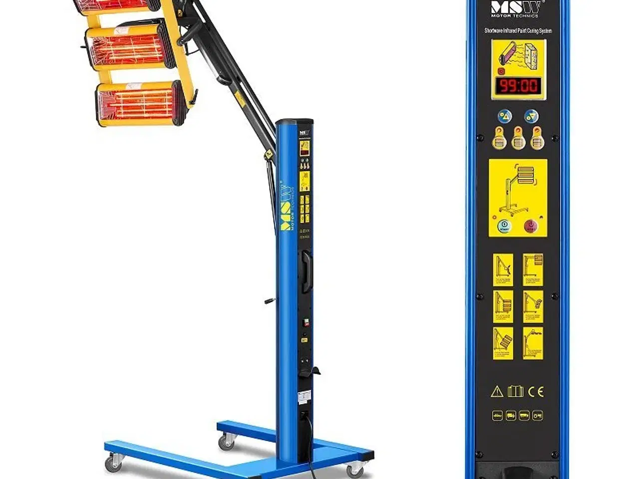 Billede 1 - Infrarød Laktørrer – 3300 W – 3 Varmelamper