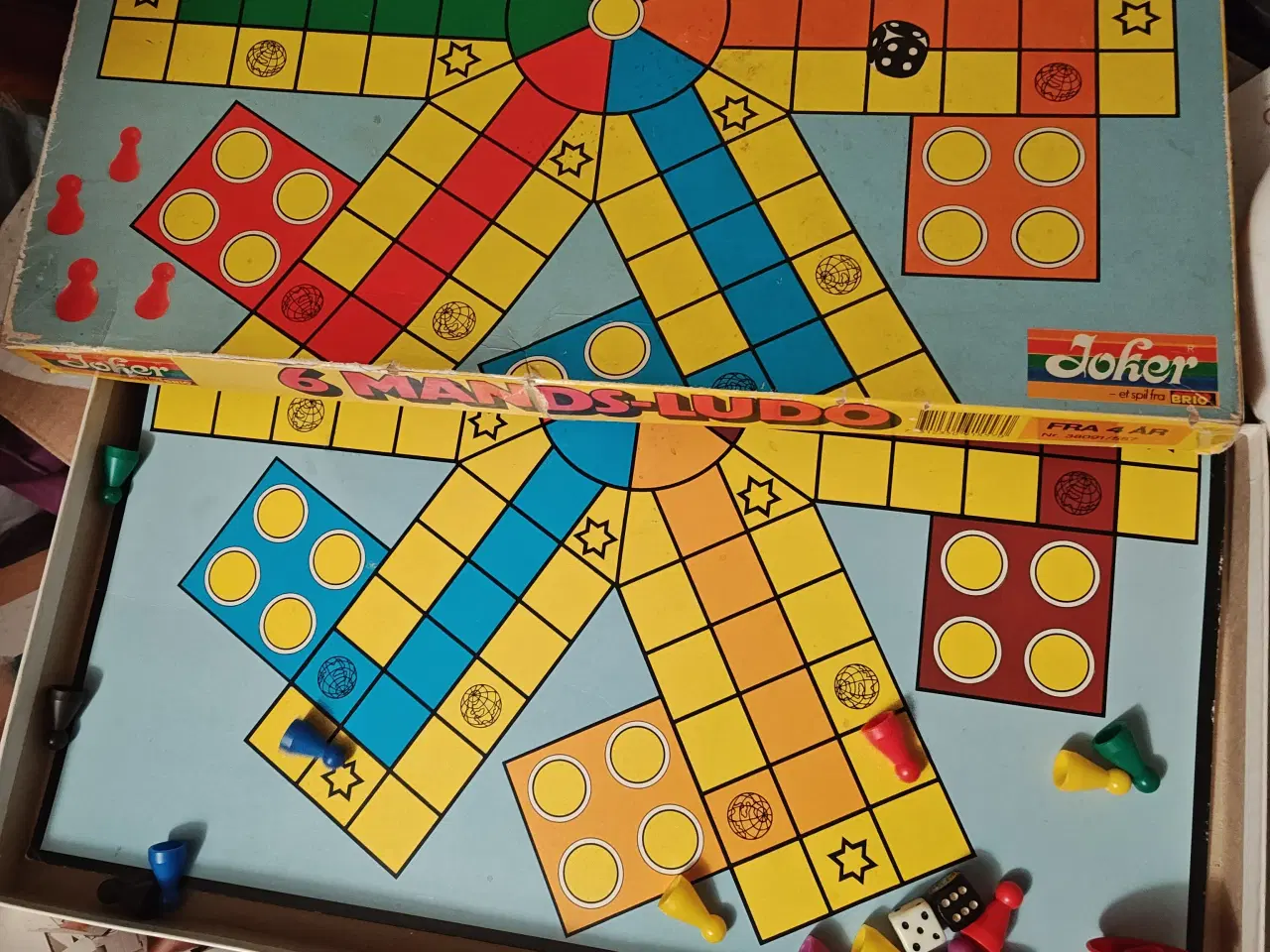 Billede 1 - 6 Mands Ludo og 4 Mands Ludo Brætspil