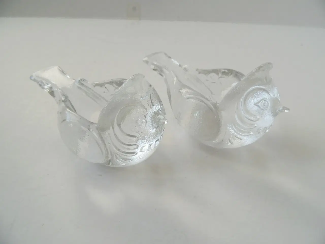 Billede 2 - Bjørn Wiinblad spurvestager i glas - 200,00 kr/par