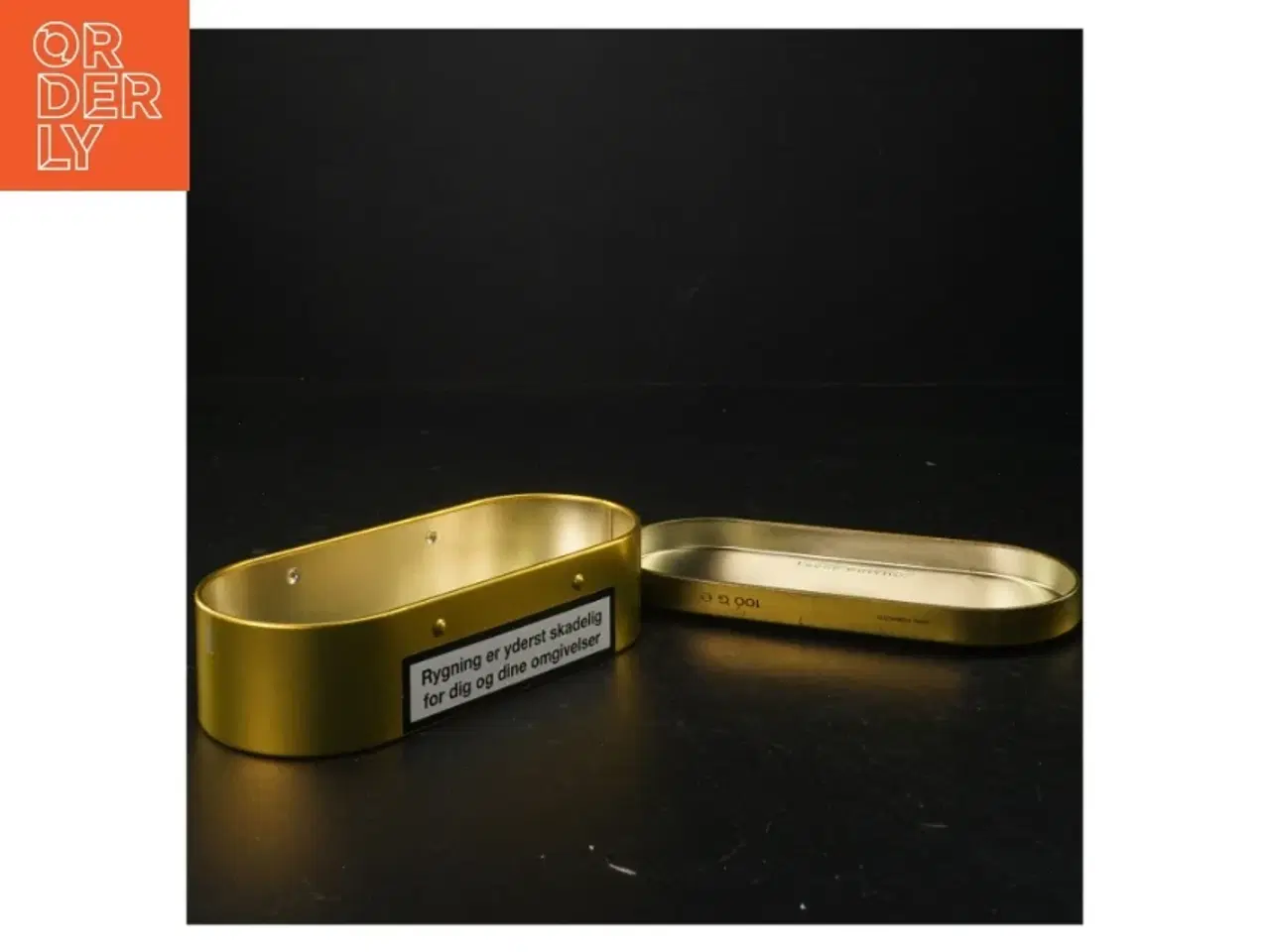 Billede 1 - Gammel tobaksdåse  (str. 18 x 8 cm)