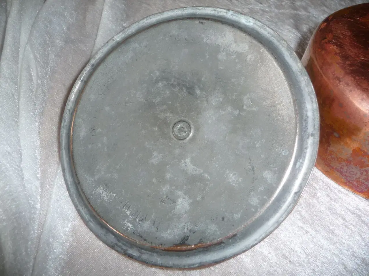 Billede 4 - gammel kobber kasserolle m/ låg
